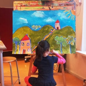 Brede School - Schilderworkshop - Kinderen, Apeldoorn 2016