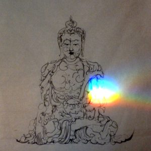 'Buddha' - Inkt Japans Papier - 90x50cm -Apeldoorn 2011