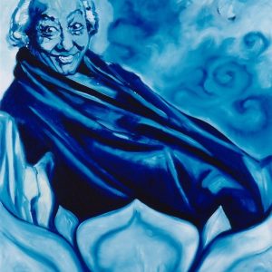 'Smiling Dilgo Kyentse Rinpoche' - Olieverf Op Doek - 95x110cm - Apeldoorn 2003