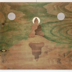 'Buddha's Reflection' - Olieverf Op Paneel - 60x80cm - Apeldoorn 2007