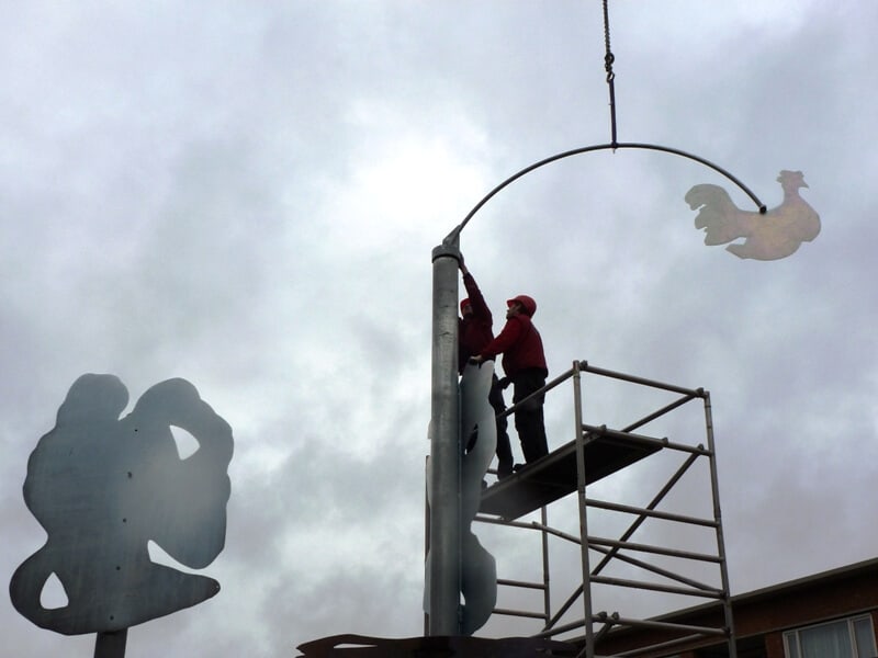 Kinetisch Metalen Sculptuur